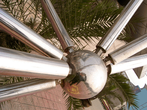 贵港不锈钢螺栓球网架